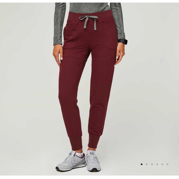 Figs Other - FIGS Nepal Skinny Jogger Scrub Pants| Size: L| Color: Burgundy